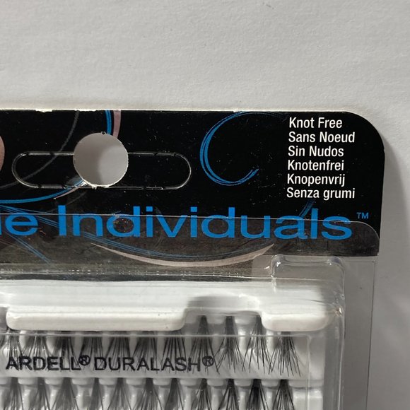 Ardell Lashes Double Individuals Knot Free Double Flares Medium Black Duralash - Picture 3 of 13